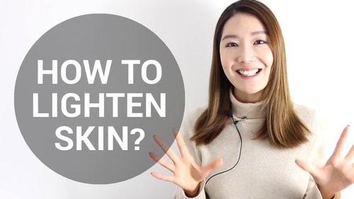 How to Lighten Skin? Korean Face Whitening Tips. - YouTube