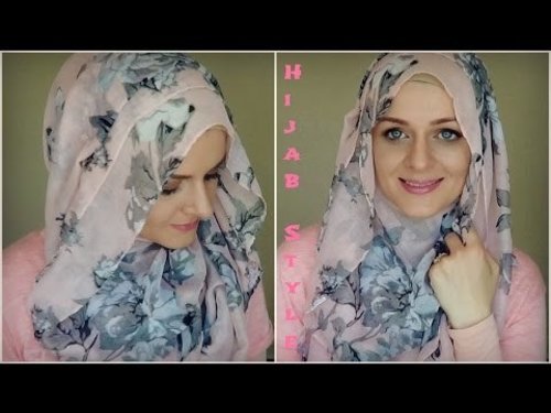 Hijab Shawl Tutorial - YouTube