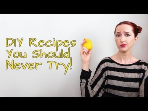 DIY Skin care recipes you should NEVER try! - YouTube
