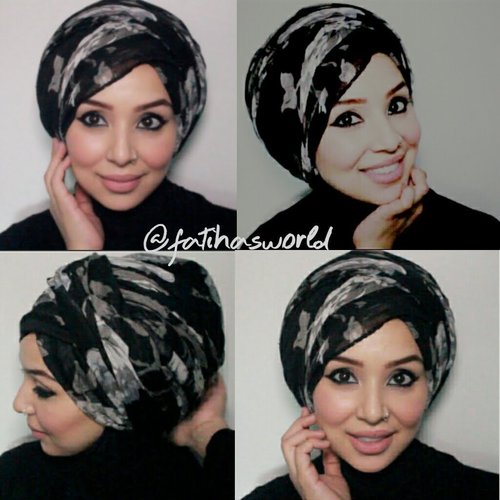 My Go-To Turban Style tutorial |by fatihasWORLD - YouTube#HijabStyleOvalFaceINSPIRATION