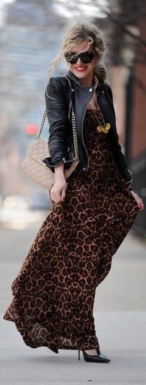 leather and leopard