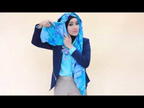 Tutorial Hijab Office Look Double Knot - YouTube#HijabStyleOvalFaceINSPIRATION