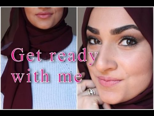 GET READY WITH ME: MAKEUP AND HIJAB | MISSBAK96 - YouTube