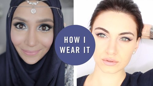 A Splash of Sapphire | How I Wear It (Amenakin & Ruby Golani) // I love makeup. - YouTube