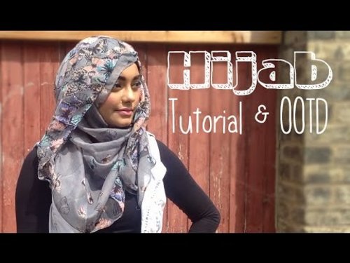 Hijab TutorialâOOTD - YouTube