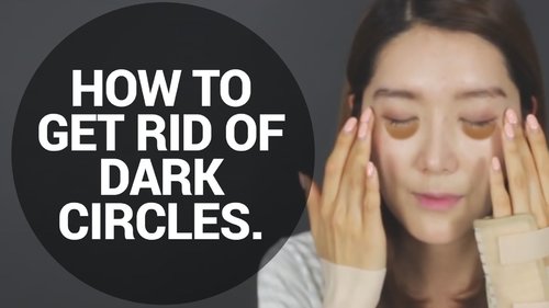 How to get rid of dark circles under eyes. - YouTube