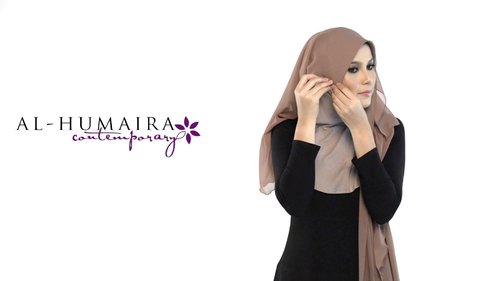 SOPHEA instant shawl styling tutorial by Al-Humaira Contemporary - YouTube