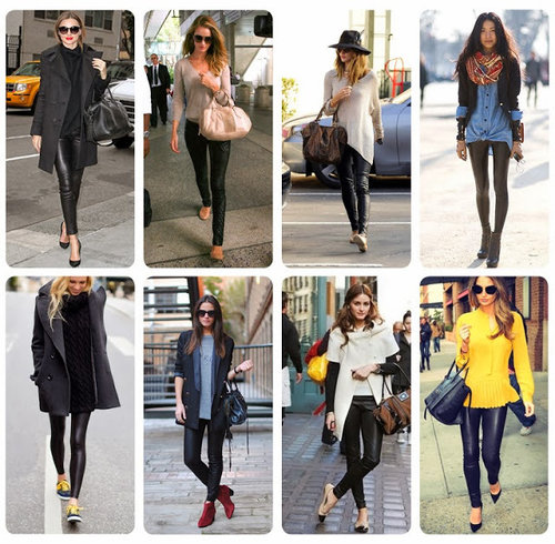 8 ways to wear leather pants