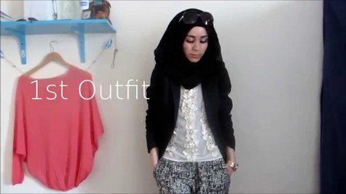 Hijab Ootd Lookbook #601 â¥ - YouTube#HijabinWork