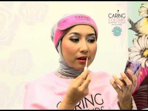 Caring Colours - tutorial make up hijab (party) - YouTube