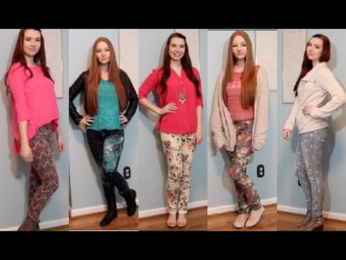 How We Style: Patterned Pants (feat. Meghan!) - YouTube#CIDPrintedPants