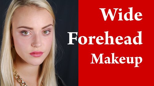 Contouring and highlighting WIDE FOREHEAD - YouTube
