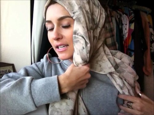 how to wear hijab stylish taliban/turban hijab tutorial - YouTube