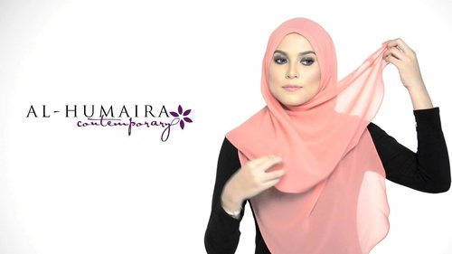 JANE shawl styling tutorial by Al-Humaira Contemporary - YouTube