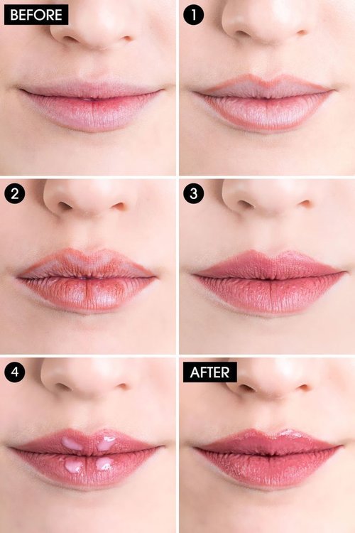 how to fake full lips
