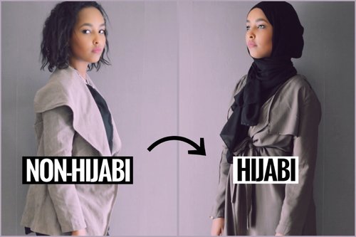 NON-HIJABI TO HIJABI : Hijab Tutorial & Lookbook - YouTube