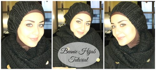 HIjab Tutorial untuk berwajah bulat#HijabTutorialRoundFace |Beanie Hijab Tutorial - Tutoriel Hijeb avec bonnet - YouTube|