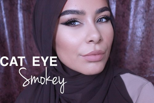Cat Eye Smokey Makeup Tutorial - YouTube