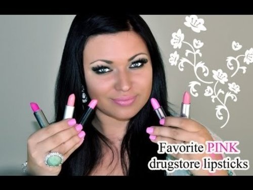 Favorite Pink Drugstore Lipsticks - YouTube