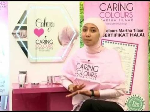 Caring Colours - tutorial make up hijab (casual) - YouTube