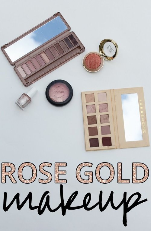rose gold make up kit