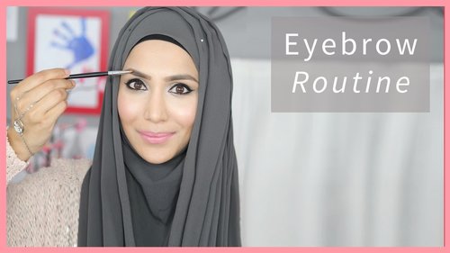 HOW I FILL MY EYEBROWS! | Amena - YouTube #makeup tutorial#hijab makeup