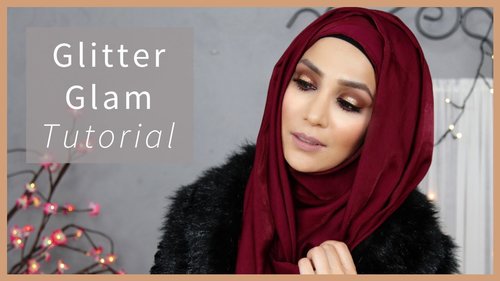 TUTORIAL | GLITTER GLAM! | Amena - YouTube #makeup tutorial#hijab makeup