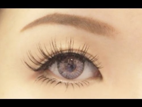 How To : Put on and Remove, Top False Lashes; Bottom False Lashes - YouTube