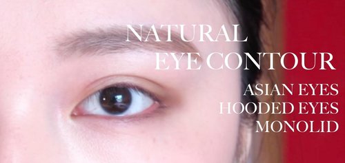 Natural Eye Contour for Asian eyes/Hooded eyes/Monolid | meredear - YouTube