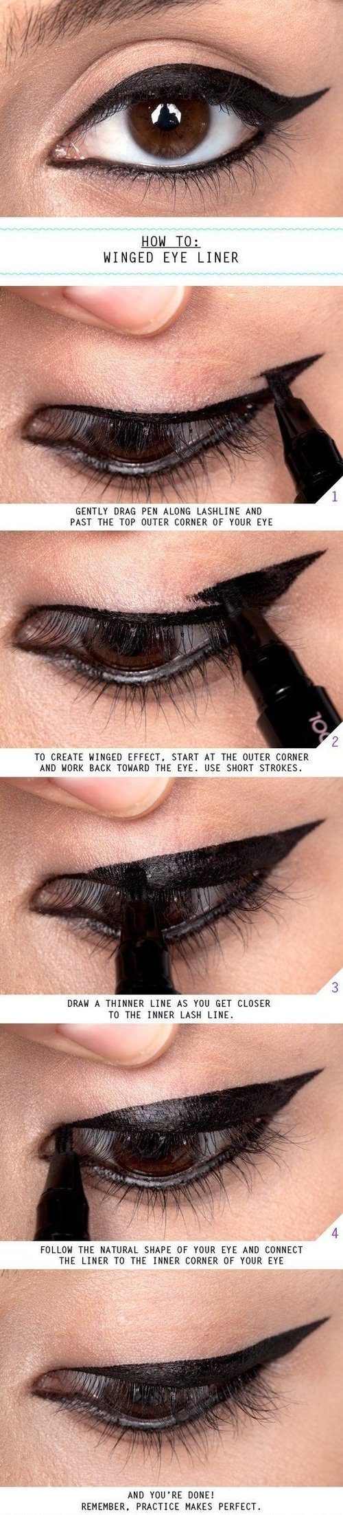 how to winged #makeup tutorial
#eye
