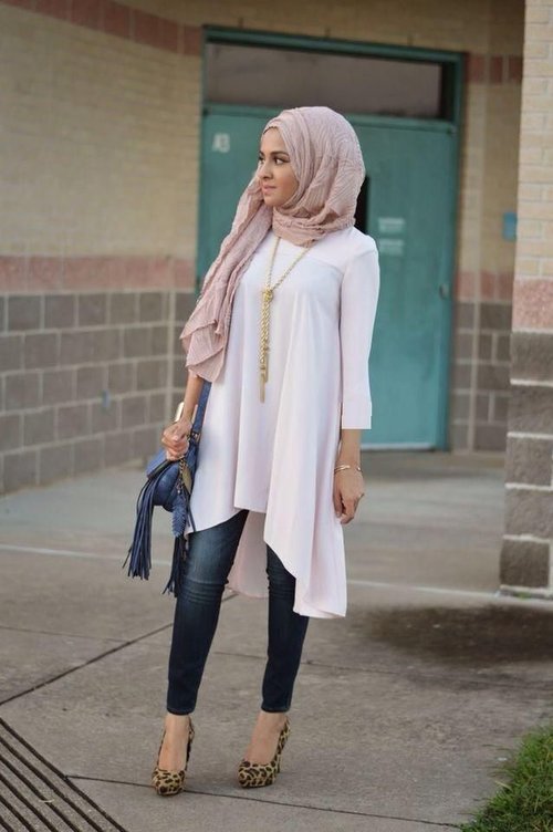 hijab tunic with jeans