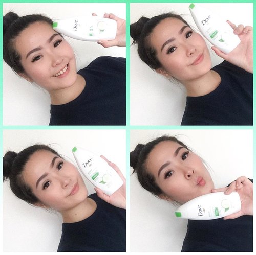 I’ve tried @dove go fresh variant cucumber and green tea scent. Uuuuu ~ I love it! It smells so good, light and fresh ❤️. It really hydrated my skin and also it nourishes my skin deep down and release dryness from it. After a week I can see and plum, smooth, soft skin coming from inside out 👌🏻 #DoveGlowFresh #clozetteid #ClozettexDove_IDN #Dove_IDN