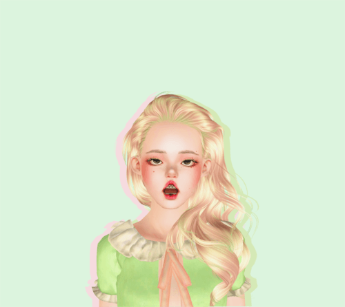 Cute Korean Style Sims Sims Credit: goguma-yang