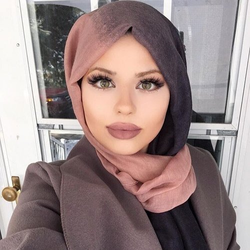 modern n stylish ombre hijab