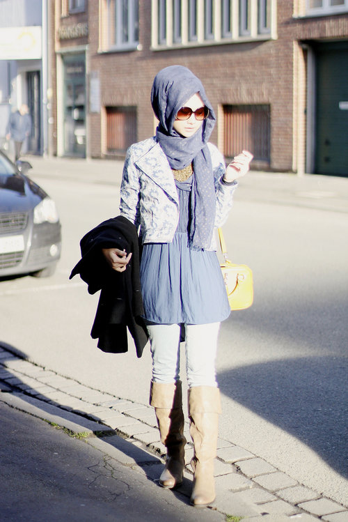 hijab with longboots