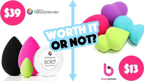 Worth It or Not Wednesday: Beauty Blender Brand VS Cheap Knock Off | KristenLeanne8 - YouTube