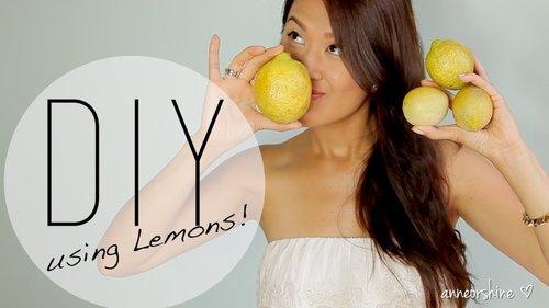 3 Beneficial Beauty DIY Using Lemons - How to Natural Deodorant / Acne Mask by ANNEORSHINE - YouTube