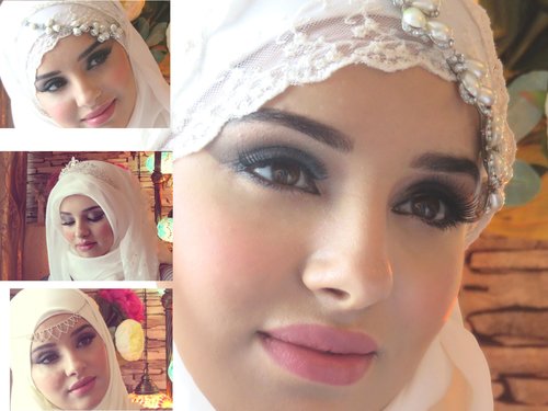 wedding hijab tutorial - YouTube