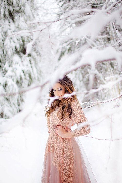beautiful in the snow