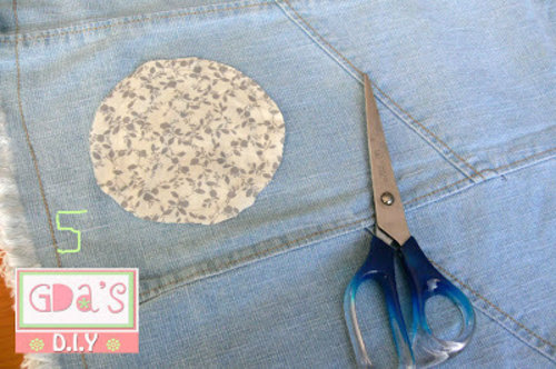 step5#DIY Korean Jeans Skirt