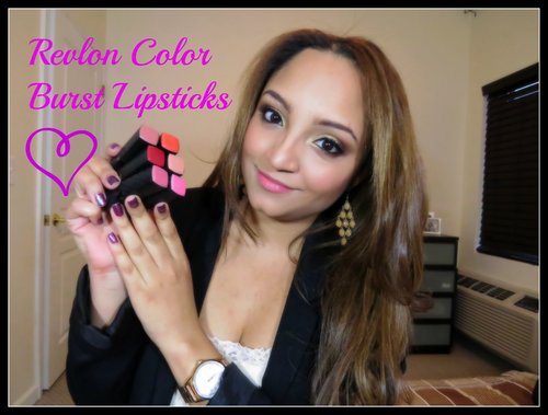 Revlon Color Burst Lipstick Collection - YouTube