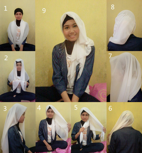 tutorial hijab by dwiana, thanks for dewi as model :) #hijab #tutorial #hijabtutorial #hijabers #hotd