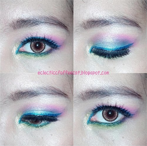 This will be the eight times i try to upload this pic to join #MUFRainbowChallenge from @nyxcosmetics_indonesia and @makeupfirst_id . I tried it a few days ago and the caption didn't show up on my instagram but it showed on my facebook no matter how many times i tried edited it. Anyway this is my creation for the #makeupchallenge and i hope i win it! 😤😆 Ikutan jg yuk @ramadhantiara
@swingingpadma
@@zsahime @dwiesapta @fildzahmalia 
#MUFforNYX #NYXCosmeticsID #rainboweyes #rainbowmakeup #eyemakeup #eyeart #clozetteid