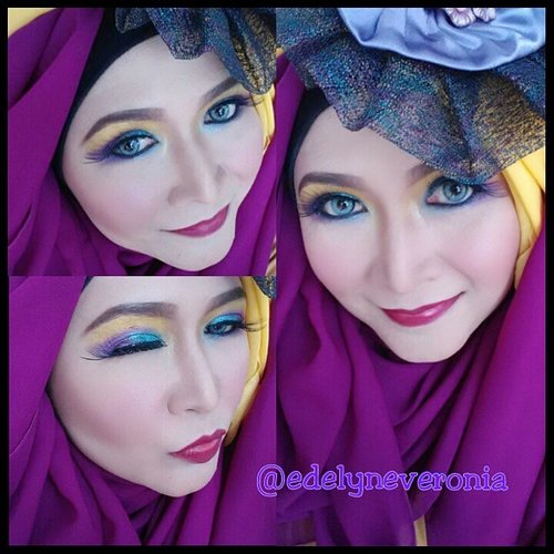 My summer makeup for joining Giveaway from @bunnybeauty 
#bbmalibuga #makeupbyedelyne #hijabbyedelyne #hijabphotography #indonesianbeautyblogger #fotdibb #mua #muaindonesia #clozetteid #HOTD #ScarfMagz #makeup #hijabellamagazine #hijabmodern #hijabersID