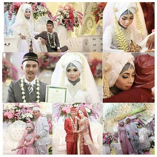 The wedding of Elsa and Galih  #makeupbyedelyne #hijabbyedelyne #hijabphotography #pengantinmuslim #riaspengantinmuslim #muaindonesia #mua #weddingmakeup #clozetteid