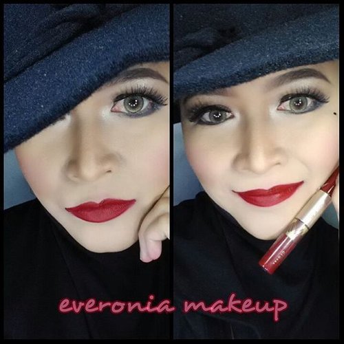 Good morning !This is Lipstick from @sariayu_mt  Inspirasi Krakatau K01.#makeupbyedelyne #hijabbyedelyne #lipstickreview #lipstickoftheday #lotd #makeupandhijab #makeupmafia #makeupmommy #hijabstyle #indonesianbeautyblogger #clozetteid #starclozetter