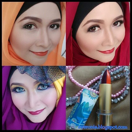 Lipstick seri Papua 03 dari @sariayu_mt, lipstick nya 1 warna nya jadi 3, oke khaaan, 
#warnacantikpapua #sariayumarthatilaar #makeupbyedelyne #hijabbyedelyne #indonesianbeautyblogger #fotdibb #mua #muaindonesia #hijabersindonesia #hijabfashion #instahijab #instabeauty #clozetteid #makeup
