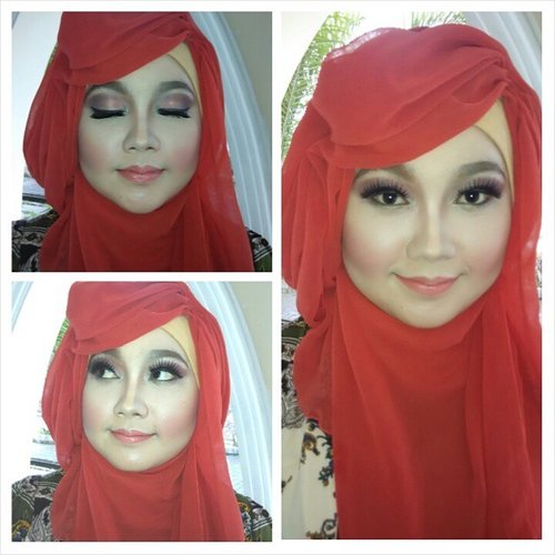 Makeup prewedd Yaomi #makeupartist #prewedding #makeupbyme #makeup #clozetteid #hijabphotography #hijabiqueen #mua