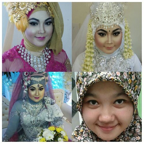 My makeup and hijab style for Yaomi's wedding today. Accessories, hijab and kebaya by me. #beforeafter #makeupbyedelyne #muaindonesia #mua #hijabbyedelyne #hijabstyle #hijabphotography #indonesianbeautyblogger #riaspengantinmuslim #riasmuslimah #pengantinmuslim #kebayapengantin #clozetteid #makeup #anastasiabeverlyhills #ltpro #thebalm #kryolan