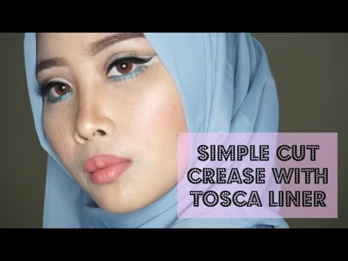 Simple Cut Crease with Tosca Liner / Too Faced Chocolate bon bons - YouTube